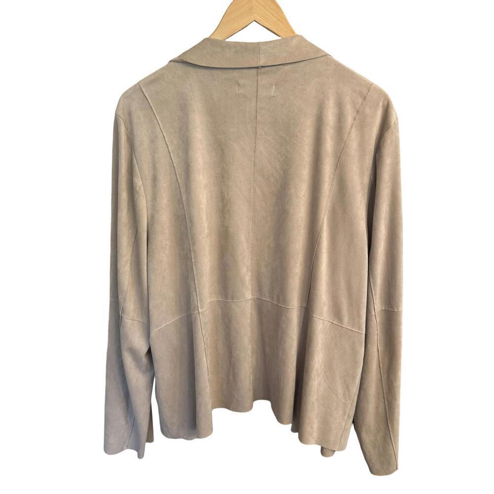 Bagatelle Draped Open-Front Jacket Size 2x - image 2